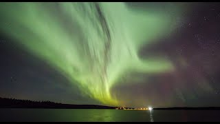 Aurore boreali timelapse Lapponia Finlandia Aurora Polare Rovaniemi amp Muonio Turismo Santa Claus [upl. by Ulphiah]