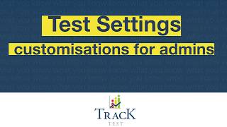 Test settings customisations for admins [upl. by Feucht]