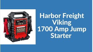 Viking 1700 Amp Jump Starter and 150 PSI Air Compressor [upl. by Natek]