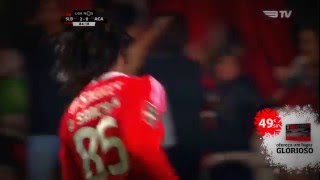 Renato Sanches Fantastic Goal  Benfica vs Academica 30  Premier Liga  04122015 HD [upl. by Atiuqehc599]