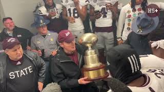 All Access • Postgame Egg Bowl Locker Room Speech amp Celebration  HailState [upl. by Barrington]