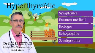 Hyperthyroïdie  Manifestations cliniques Examen médical Biologie Echographie et Scintigraphie [upl. by Scheld]