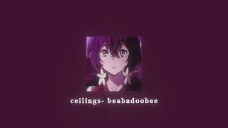 ceilings  beabadoobee sped up [upl. by Wendolyn]