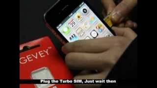 Gevey Ultra S turbo SIM unlock iPhone 4s automatically Fully unlock [upl. by Cordeelia]