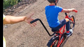 Removing the STABILISERS from a KIDS BIKE  TipsTricks [upl. by Allehs]