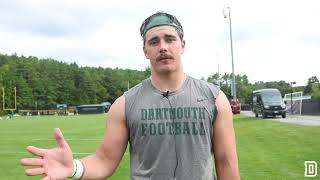 2024 Dartmouth Football Preseason Camp Tight Ends [upl. by Gnah]