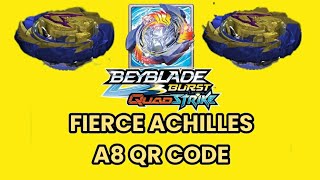 FIERCE ACHILLES A8 QR CODE BEYBLADE BURST QUADSTRIKE APP [upl. by Terrence]