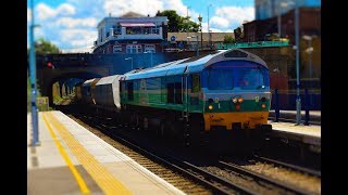 HD Mendip Rail 59002 powers through Gravesend with 6V18 Allington ARC  Whatley Quarry 1617 [upl. by Dlanor725]