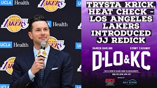 Trysta Krick Heat Check  Los Angeles Lakers Introduced JJ Redick [upl. by Dlonra]