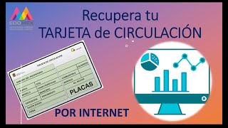 Cómo recuperar la tarjeta de circulación por INTERNET del EDO MEX [upl. by Nnaeirb]