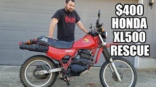 Honda XL500R Bringing it back from the dead [upl. by Yelhs542]