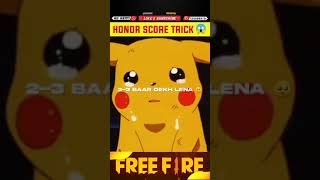 How to increase honour score Honour score kaise badhaye ff viralshort supportme [upl. by Blackington310]