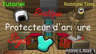 Protecteur darmure Tuto redstone minecraft [upl. by Eiwoh406]