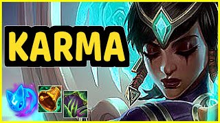 KARMA VS SORAKA SUPPORT GAMEPLAY [upl. by Eeloj921]