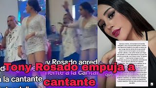 Tony Rosado empuja a la cantante Brunella Delgado y ella lo denuncia por 4cos0 [upl. by Maillw]