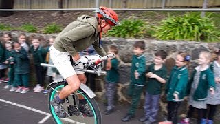 Did my school talk go ok  Ep7 Unicycling Across Australia [upl. by Aniaj]