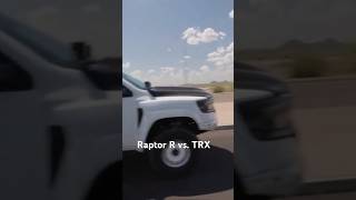 Raptor R vs TRX Race fordraptor trx [upl. by Larena]