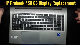 HP Probook 450 G8 Screen Replacement [upl. by Enyallij706]