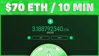 FREE ETHEREUM Mining 2022  Earn 69 Every 10 Minutes No Investment [upl. by Tnek]