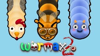 ПРИКЛЮЧЕНИЯ ЗМЕЙ 1 в игре WORMAX 2 io с ПАПУЛЕЙ [upl. by Aliuqaj]