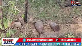 2 mortar shells recovered from Kikri Morh in Sambas Bari Brahmana [upl. by Dnaloy683]