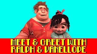 MEET WRECKIT RALPH amp VANELLOPE AT DISNEYS WRECK IT RALPH 2 PRESHOW RALPH BREAKS THE INTERNET 2019 [upl. by Annavahs]