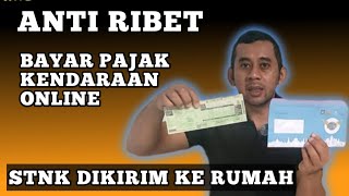 Cara Bayar Pajak Motor Online STNK DIKIRIM KE RUMAH [upl. by Notgnirrab]