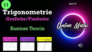 Graad 11 Trigonometrie Funksies of Grafieke Les1 Teorie Basiese Trig Funksies [upl. by Dannel740]