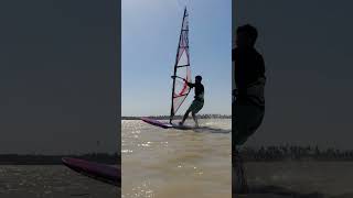 What a spot windsurfing [upl. by Yrian]