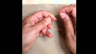 השחלת פנינים חלק 2 knotting pearls part 2 [upl. by Ferdy]