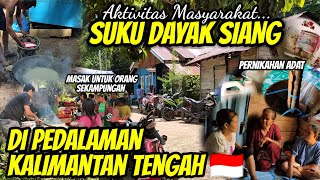 AKTIVITAS MASYARAKAT SUKU DAYAK DI PEDALAMAN KALIMANTAN ACARA MASAK UNTUK ORANG SEKAMPUNGAN [upl. by Wershba]