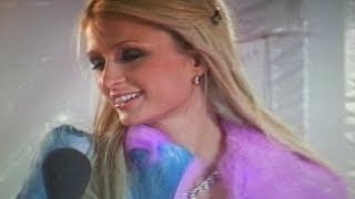 PARIS HILTON laughs at redcarpet tripandfall [upl. by Boonie]