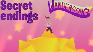 Wandersong ─ Secret Ending  Alternative Ending all endings  все концовки [upl. by Star65]