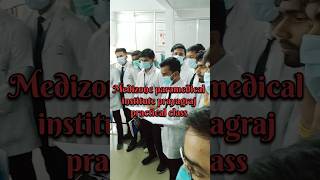 Medizone paramedical institute prayagraj practical classdmlt [upl. by Dewie]