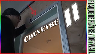 88 ➡️ PORTE CHEVÊTRE Dans cloison séparative Thermique amp Phonique Garage  part 2 [upl. by Reger979]