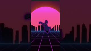 Supersonic 80s BBoy Break Dancing to Beverly Hills Cop Axel F Animation [upl. by Nanah]