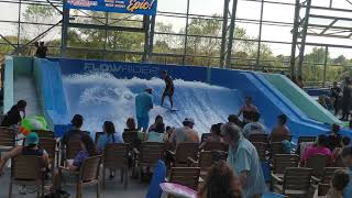 Best trick in the Pro Mens Standup Flowboard Semi Final at Epic Waters FlowRider Flow Tour Contest [upl. by Hashim]