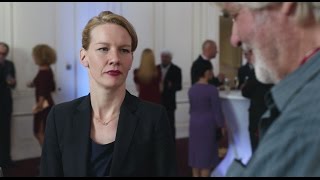 Toni Erdmann new clip from Cannes Winfried takes back his daughter Ines [upl. by Aronaele533]