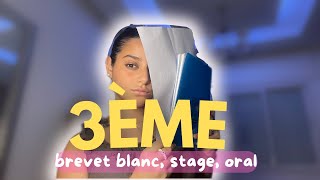 LA 3ÈME stage brevet blanc oralbrevet JE VOUS DIS TOUT CONSEILS [upl. by Yde]