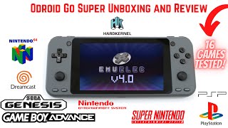 Odroid Go Super Unboxing Review and Emulation Tests [upl. by Anafetse]