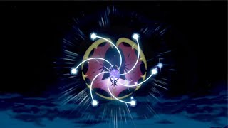 Pokémon Sword amp Shield Shiny Lunala Uses Moongeist Beam [upl. by Llerej]