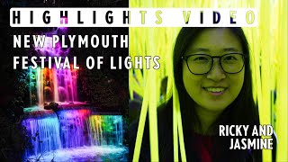 New Plymouth Festival of Lights Christmas Highlight Video New Zealand [upl. by Ratna]