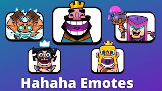 All 12 Laughing Emotes of Clash Royale Which is the Best Laughing Emote [upl. by Kort]