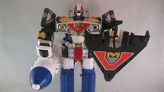 PR In Space Mega Voyager Megazord Transformation [upl. by Adnima833]