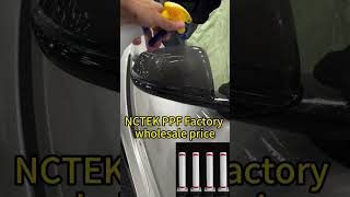 Rearview mirror installation PPF high gloss easy construction nctekppf automobile shorts [upl. by Macintyre]