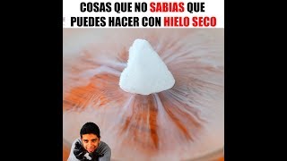 COSAS QUE NO SABIAS QUE PUEDES HACER CON HIELO SECO [upl. by Gussman343]