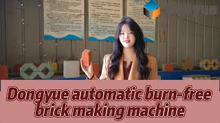 Dongyue Machinerys automatic burnfree brick making machine！autoclaved machine factory bricks [upl. by Puna]