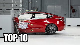 TOP 10 SAFEST LUXURY CARS 2022 IIHS CRASH TEST [upl. by Naerb]