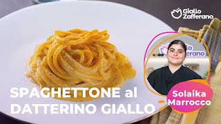 SPAGHETTONE CREMOSO al DATTERINO GIALLO della CHEF SOLAIKA MARROCCO😍🧡🍝 [upl. by Oinotnas]