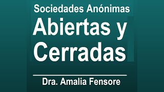 Diferencia entre Sociedad Anónima Cerrada y Sociedad Anónima Abierta SA [upl. by Doowrehs94]